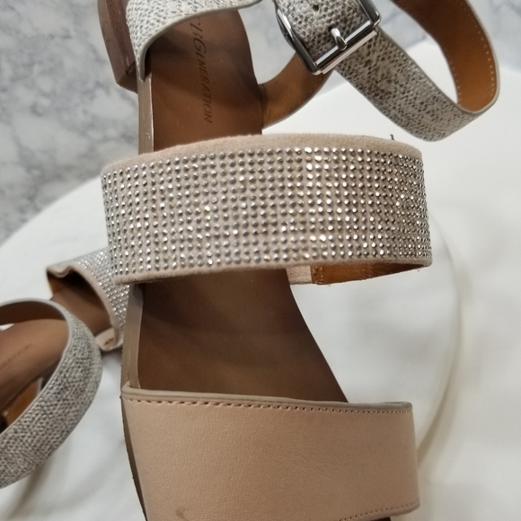 BCBGeneration 7 Whims Rhinestone Strappy Sandals - Picture 9 of 12